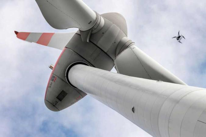 Drones Have Received Official Permission to Maintain Wind Turbines