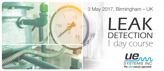 Leak Detection Course – Birmingham - UK, 03 May 2017